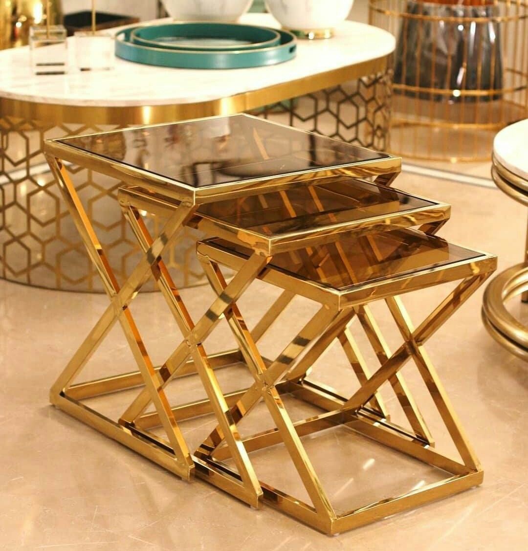 Nesting PVD Tables Set 3 Piece Bangalore